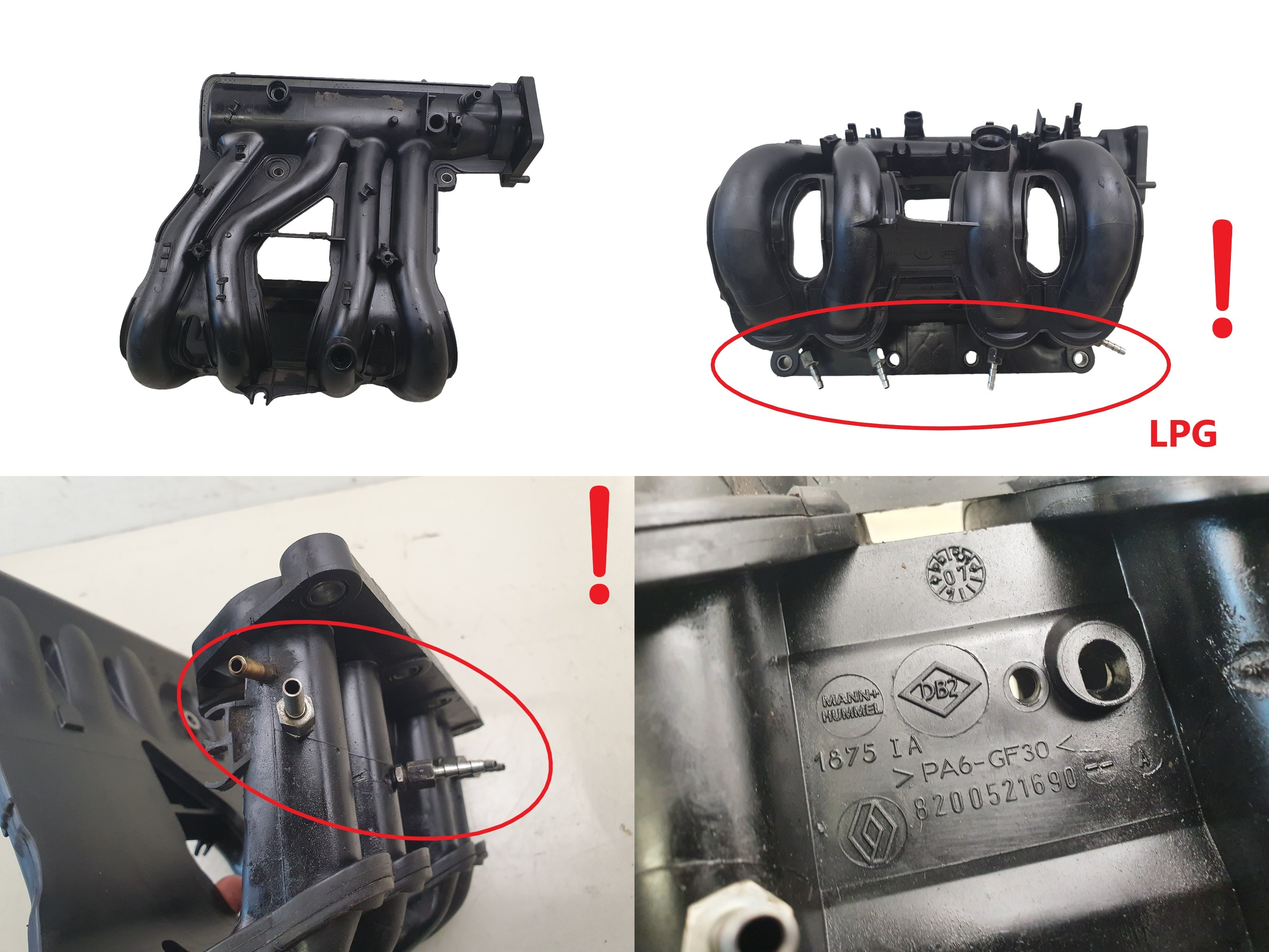 Galerie admisie LPG 8200521690 1.2 8v Renault Twingo 2 main product photo