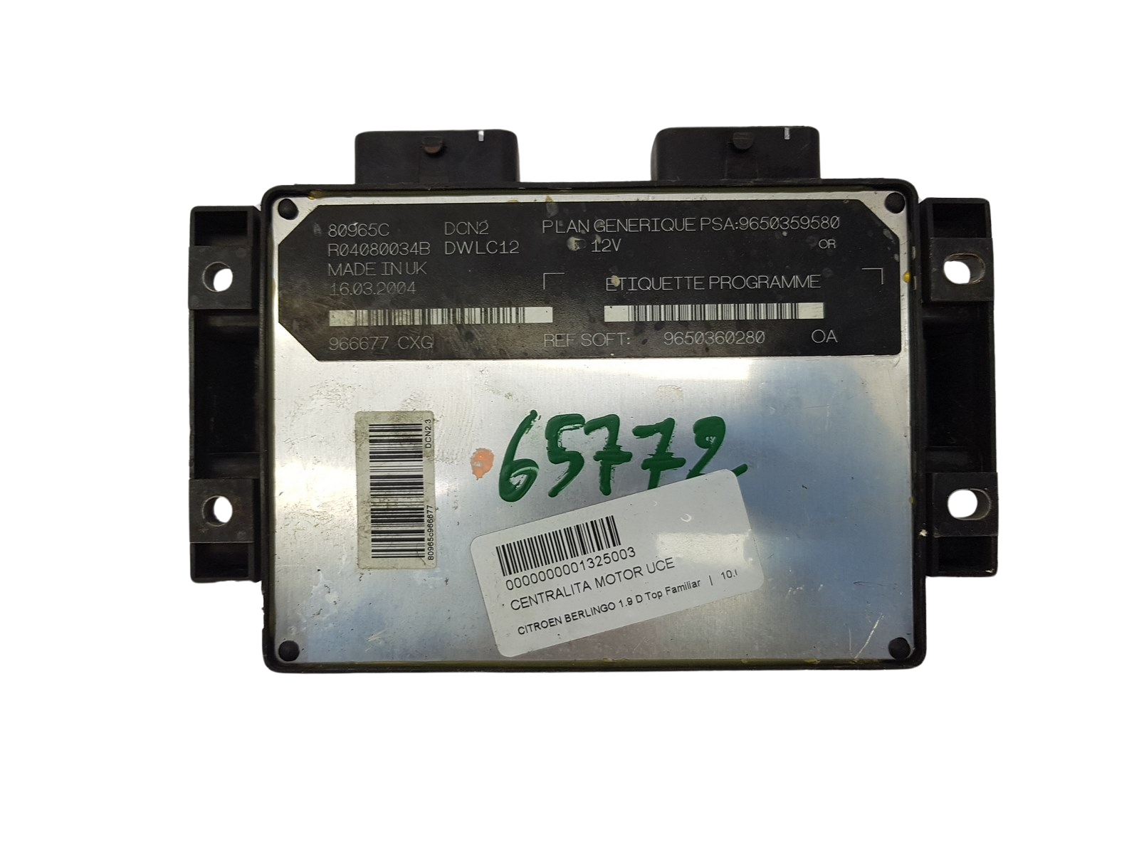 Unitate Control 9650359580 9650360280 R04080034B 80965C PSA Lucas 3750 main product photo