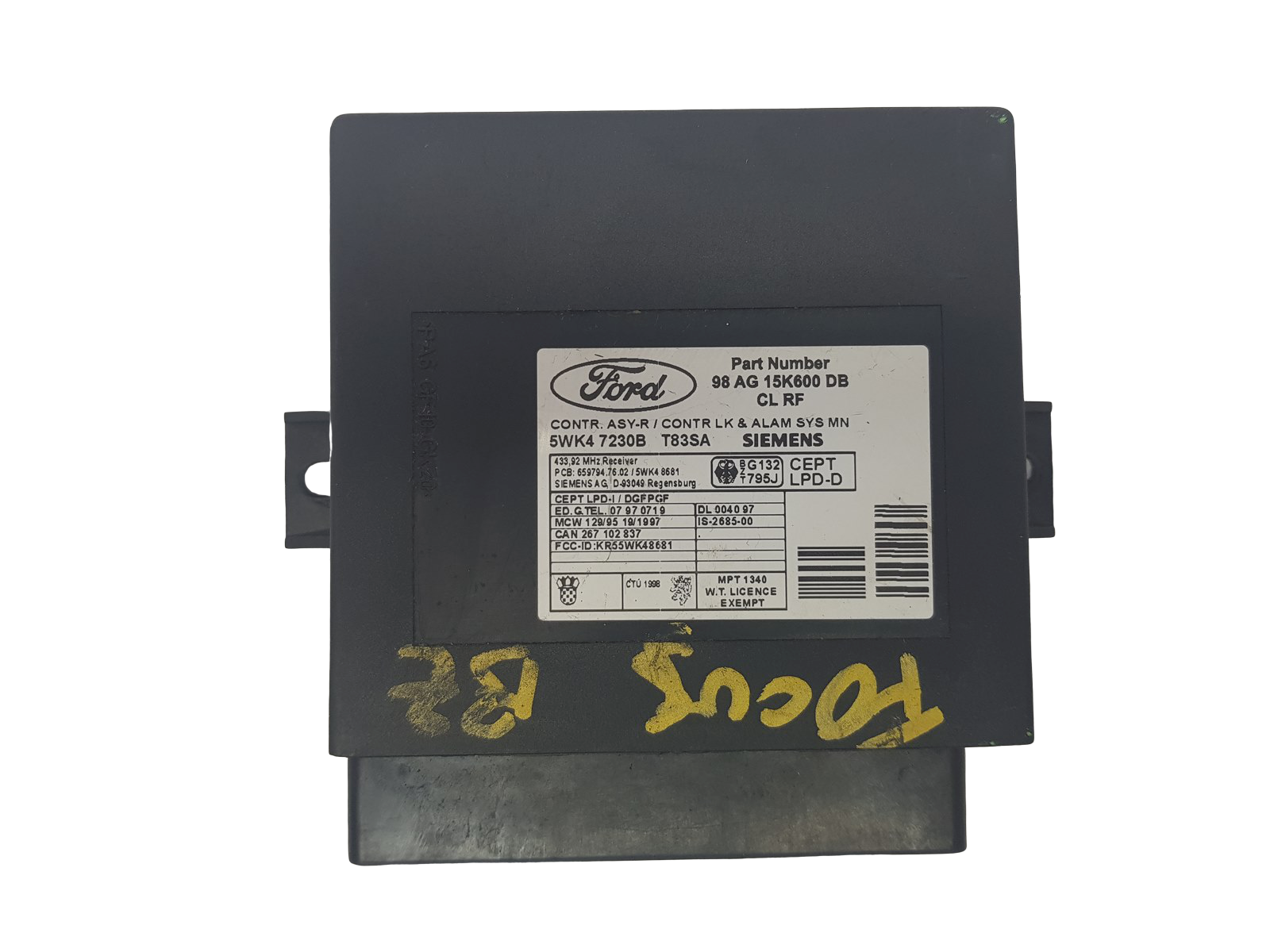 Unitate Control Ford 98AG15K600DB 5WK47230B Siemens main product photo