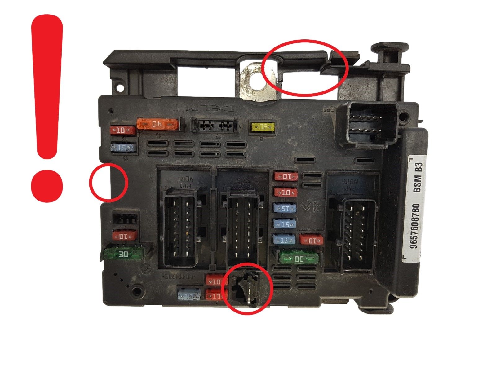 Unitate Control BSM B3 9657608780 PSA Delphi 1213 main product photo