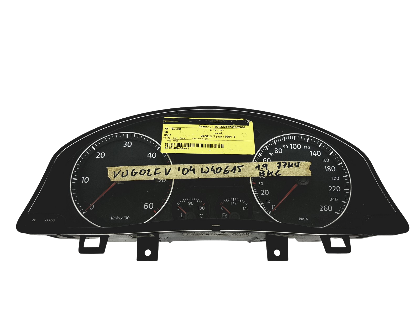 Vitezometru VW Golf MK5 1K0920860L 110080247024 52305 main product photo