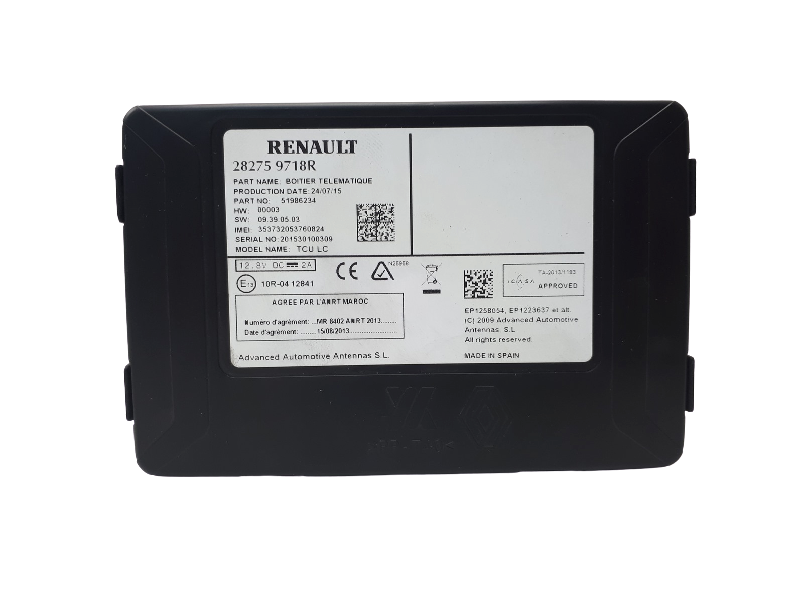 Modul TCU Renault 282759718R 51986234 Nou Original 1012 main product photo