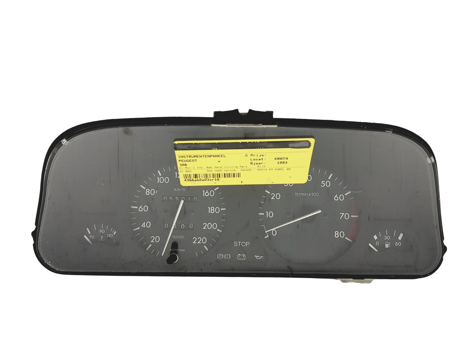 Turometru Peugeot 306 9610192480 09033509902 49811 main product photo