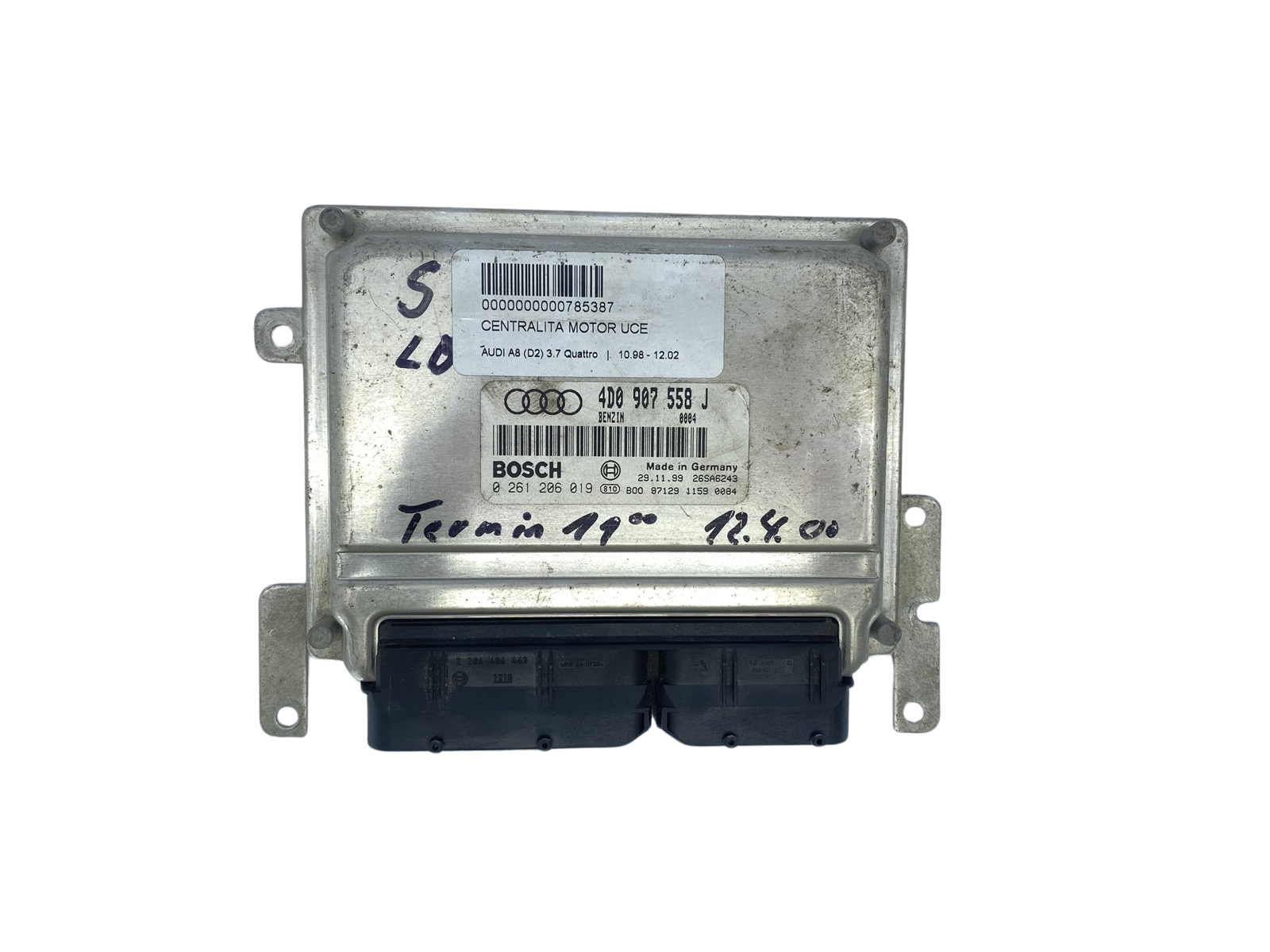 Unitate Control Motor ECU 0261206019 4D0907558J Audi Bosch main product photo